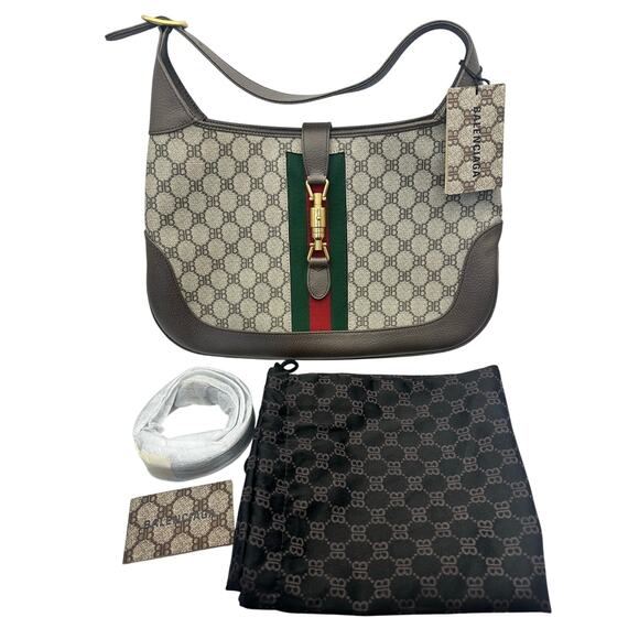 Gucci x Balenciaga Jackie 1961 Shoulder Bag - Picture 1 of 6